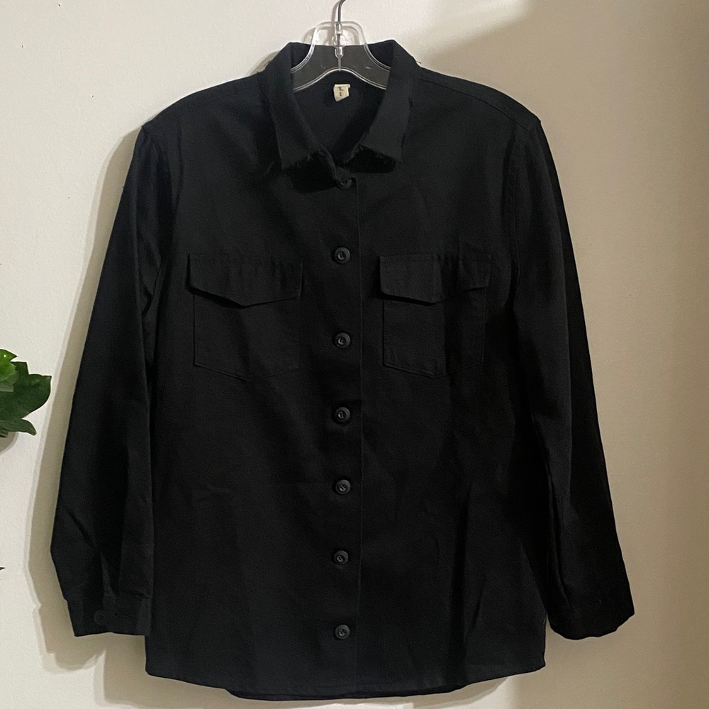 Angel Black Jean Jacket